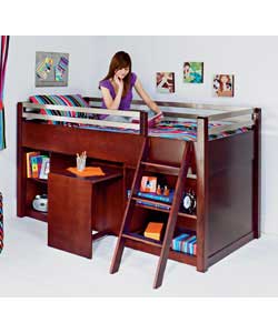 Single Mid Sleeper with Sprung Mattress