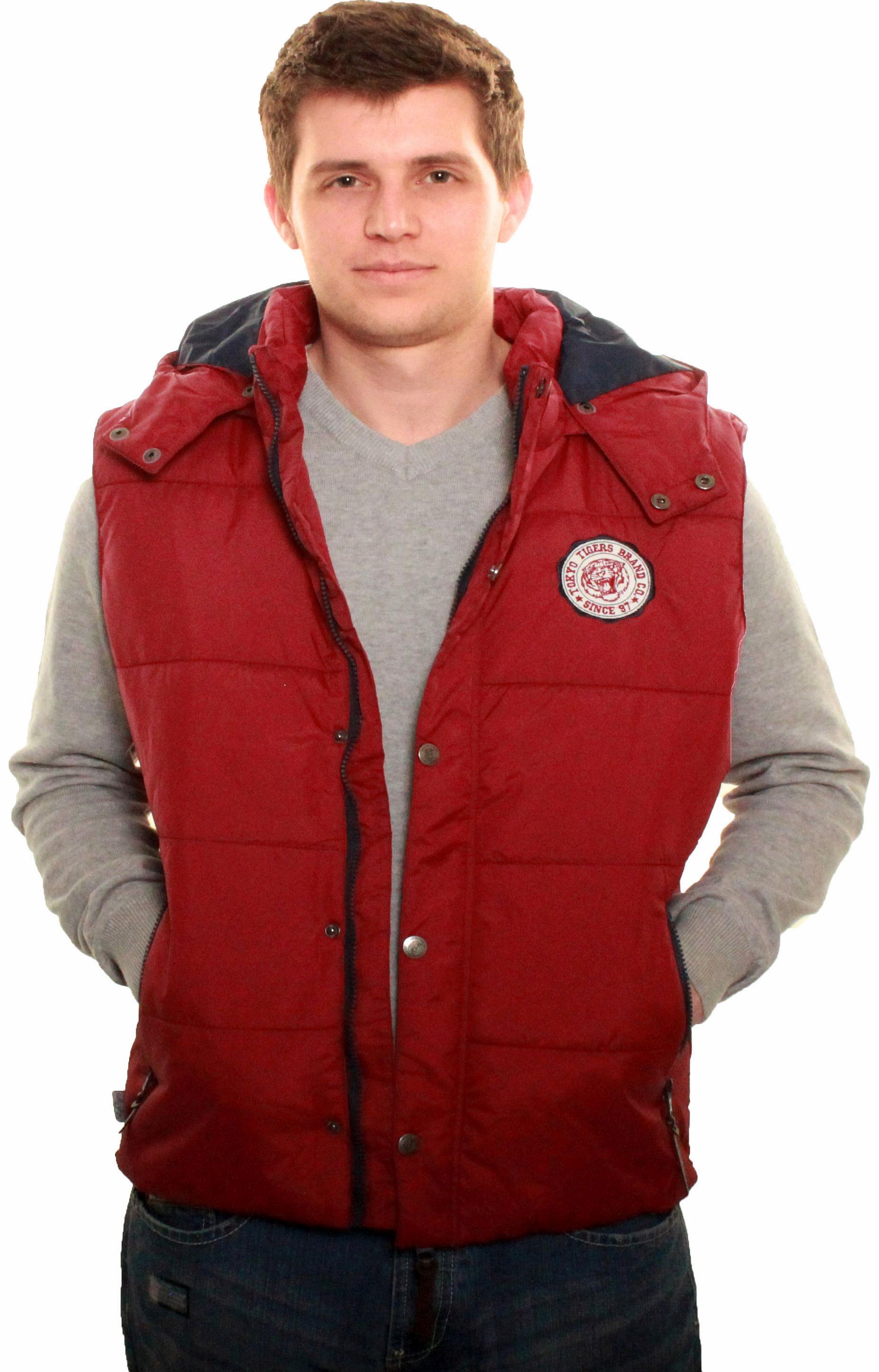 Tokyo Tigers Resita Mens Funnel Neck Gilet