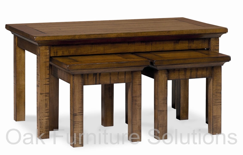 Toledo Light Coffee Nest of Tables