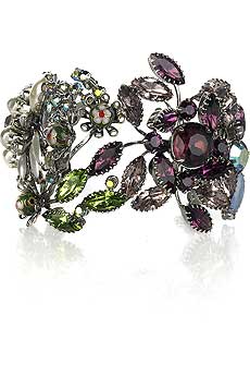 Embellished crystal cuff