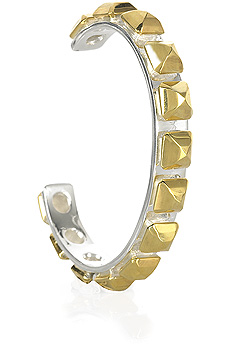 Tom Binns Sterling silver stud bangle