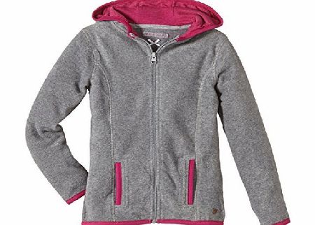 TOM TAILOR Kids  Girls 25280380040 Warm Fleece Jacket/409 Sweatshirt, Medium Grey Melange, 12 Years (Manufacturer Size: 152)