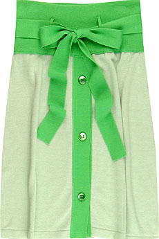 Tomas Maier Cotton and cashmere blend skirt