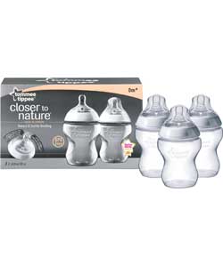 Tommee Tippee 260Ml Triple Pack Easivent Bottle