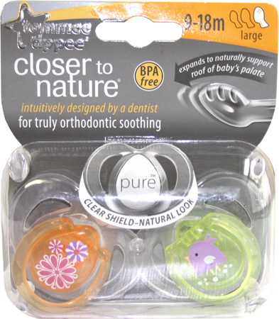 Tommee Tippee Closer To Nature Soothers Large