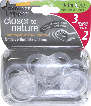 Tommee Tippee Closer To Nature Soothers Small
