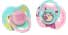 Goochi Coo Latex Soothers Girls Pink and Blue