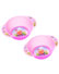 Pack of 2 Decorated Bowls Pink 12m 