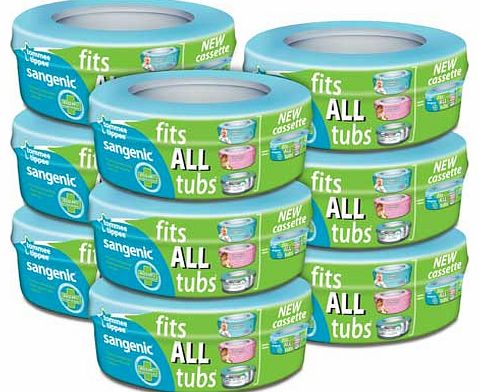 Tommee Tippee Sangenic Universal Cassette 9 Pack