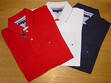 Hilfiger - Short-sleeve Pique Polo-shirt with Contrasting Panel Detail