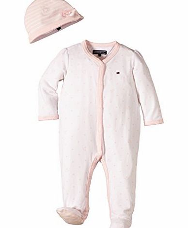 Tommy Hilfiger Baby Girls Preppy Suitcase Clothing Set, Pink (Barely Pink/Peacoat), 3-6 Months (Manufacturer Size:68)