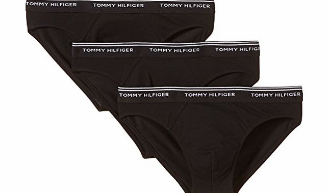 Tommy Hilfiger Classic Stretch 3Pack Without Fly Mens Briefs Caviar XX-Large