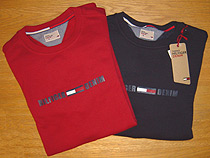 Denim Crew-neck Sweatshirt