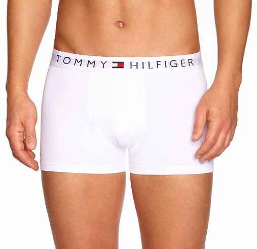 Tommy Hilfiger Flag Original Stretch Without Fly Mens Trunks Bright White Medium