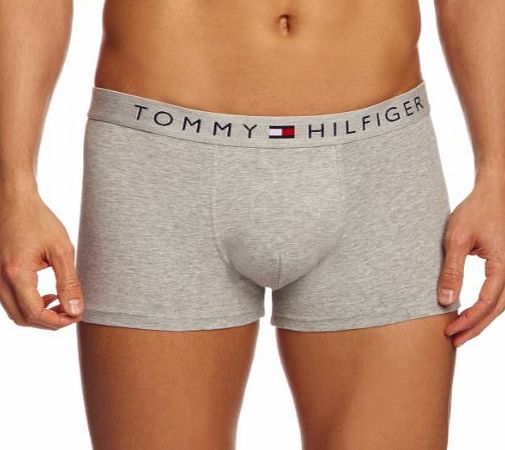 Tommy Hilfiger Flag Original Stretch Without Fly Mens Trunks Grey Heather Medium