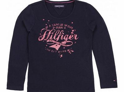 Tommy Hilfiger Girls Hilfiger T-shirt Midnight blue `10