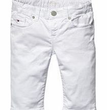 Tommy Hilfiger Girls Naomi white long shorts