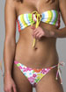 Hibiscus Surf bandeau bikini set