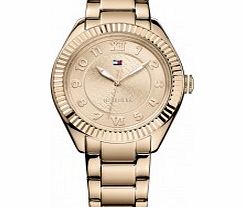 Tommy Hilfiger Ladies Rose Gold Maxi Watch