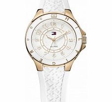Ladies White Carley Watch