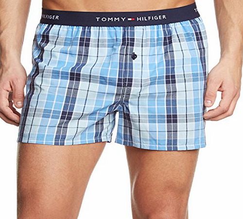 Tommy Hilfiger Mens Boxer Shorts - Blue - Blau (PEACOAT-PT 409) - Large