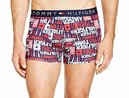 Tommy Hilfiger Mens Boxer Shorts - Blue - Blau (PEACOAT-PT 409) - Medium