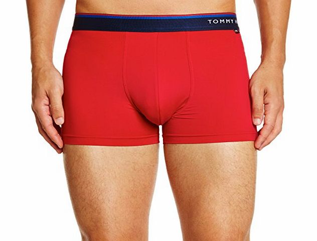Tommy Hilfiger Mens Lance Trunk Plain Boxer Shorts Boxer Shorts, Red (Jester Red), Medium (Manufacturer Size: Md)