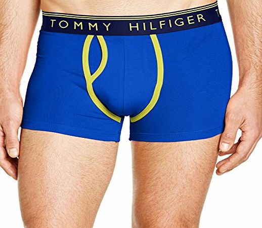 Tommy Hilfiger Mens Sullivan trunk Plain Boxer Shorts, Blue (Surf The Web Pt), Medium