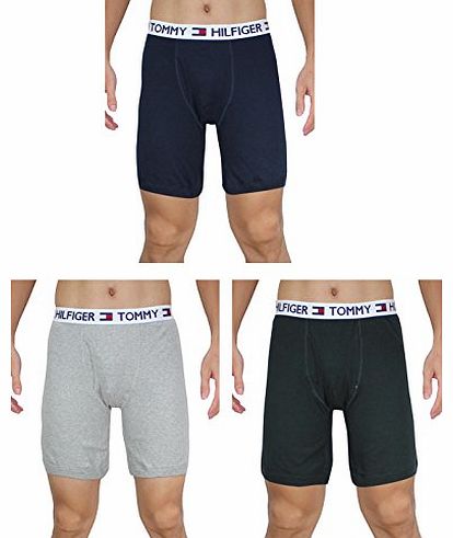 Tommy Hilfiger (Pack of 3) Tommy Hilfiger Mens Functional Open Fly Boxer Shorts S Multicolor