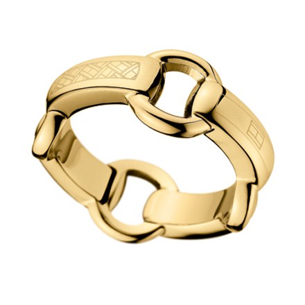 Tommy Hilfiger Signature Illock Ring Size 52