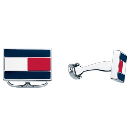 Tommy Hilfiger Steel Flag Cufflinks 52700055