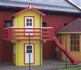 Tommy Tower Playhouse: 2.6 x 2.6 x 3.35m - With Black Roof Tiles
