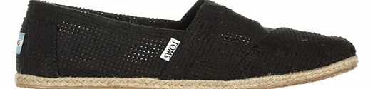 Toms Classics Freetown Black Espadrilles