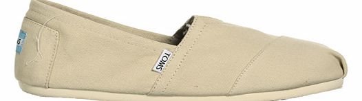 Toms Classics Light Beige Canvas Espadrilles