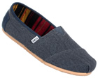 Toms Classics Navy Farrin Vegan Espadrilles