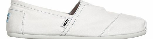 Toms Classics White Canvas Espadrilles