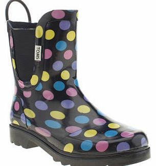 kids toms multi rain boot girls junior