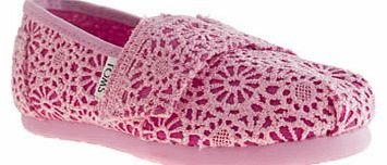 kids toms pink classic crochet girls toddler