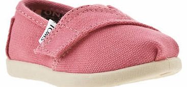 Toms kids toms pink classic girls baby 8101503570
