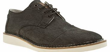 Toms mens toms black brogues shoes 3106587070