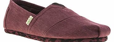 Toms mens toms burgundy classic earthwise shoes