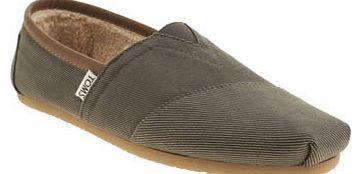 Toms mens toms grey seasonal aviator classic shoes