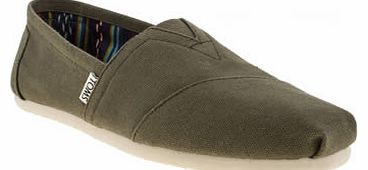 Toms mens toms khaki classic shoes 3106704670