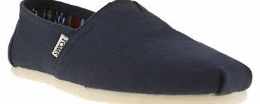 Toms mens toms navy classic shoes 3106705870