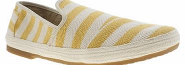 mens toms white & yellow sabados shoes
