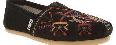 womens toms black & orange classic seasonal