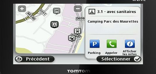 TomTom GO LIVE Camper amp; Caravan GPS Satellite Navigation Device / Fixed / 16:9 Screen