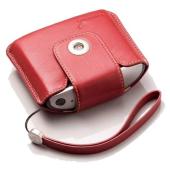 tomtom ONE Leather Carry Case And Strap (Red)