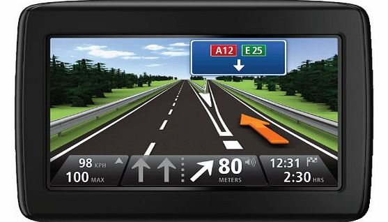  1EN5.054.00 Start 25 (5.0 inch) Portable GPS Car Navigation System with Western Europe Maps
