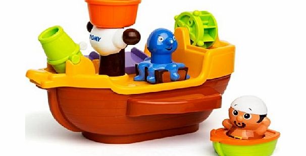 Tomy Aquafun Pirate Bath Ship 18 mnths 